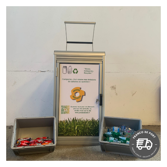 Devis Compacteur manuel pour canettes et bouteilles plastiques - C35M