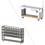 Chariots d'atelier et d'entrepôt sur mesure - FACT