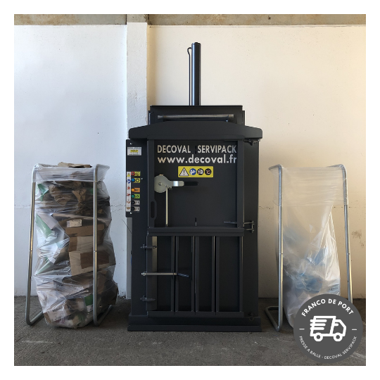 Vente Sacs plastiques transparents perforés 400 litres (DECOVAL SERVIPACK)