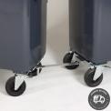Achat Conteneur roulant 660 litres à timon d'attelage