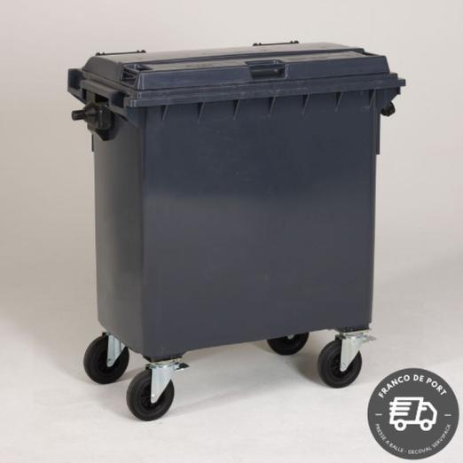 Conteneur roulant 770 litres avec timon - DECOVAL SERVIPACK