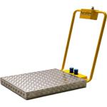 Chariot plateforme à dossier sur coussin d'air PLATAIR - TEC LEVAGE