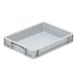 Bac plastique plat 400x300x70 fond et parois pleines norme Europe