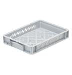 Bac plastique Norme Europe ajouré 400x300x70 - BAC-LAND PACK