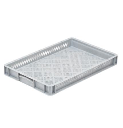 Bac 600x400x70 plastique ajouré Euronorme