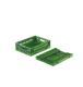 Bac Pliant Ajouré Vert 400x300x120 mm