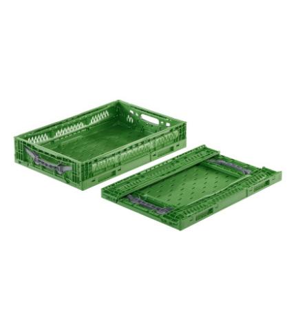 Bac vert Pliable Ajouré 600x400x120 mm