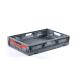 Caisse plastique pliable ajourée 600 x 400 x 115 mm grise