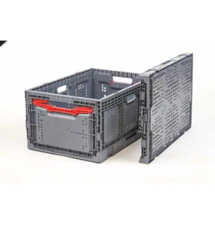Bac Europe Pliable 600 x 400 x 287 mm Ajouré Gris