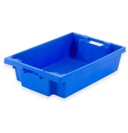 Bac plastique emboitable gerbable 600x400x150 plein