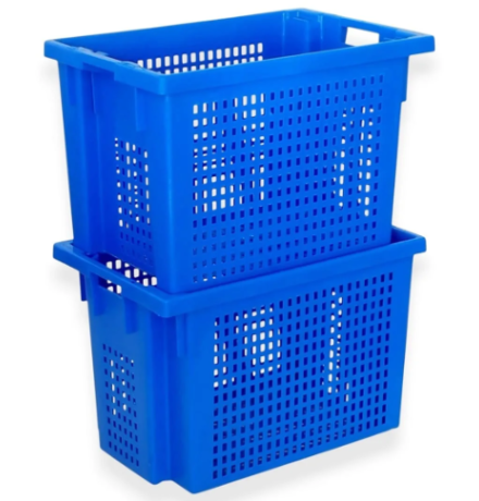 Bac emboitable 600x400x400 ajouré plastique