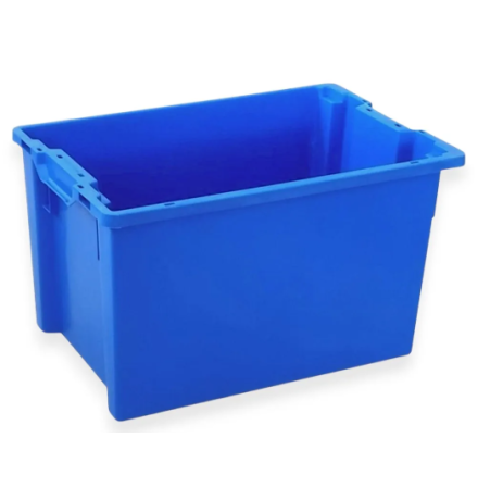 Bac plastique plein emboitable 600x400x350 mm