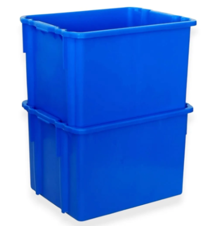 Achat Bac plastique plein 100 litres 620x500x403 - contact alimentaire