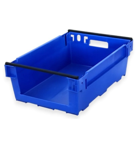 Bac picking emboîtable gerbable sur rabats 600x400x200 - BAC-LAND PACK