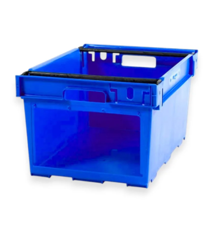Bac Picking emboîtable gerbable avec barres rabattables 600x400x300