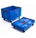 Grand bac pliable avec roulettes 800 x 600 x 590