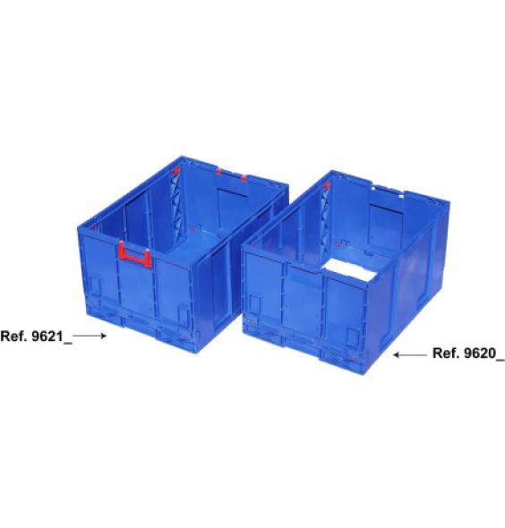 Vente Bac réhausse plastique pliable sans fond 800x600x465 (BAC-LAND PACK)