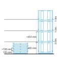 Prix Bac réhausse plastique pliable sans fond 800x600x465