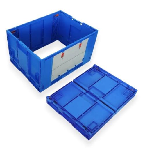 Rehausse pliable plastique à porte pour bac picking 800 x 600 x 465 - BAC-LAND PACK