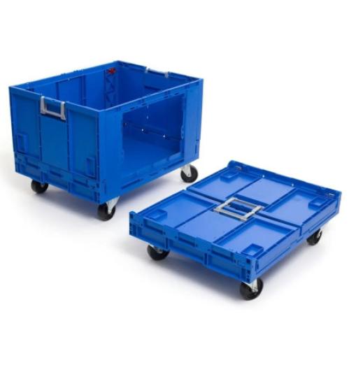 Bac picking pliable à roulettes 800 x 600 x 590 - BAC-LAND PACK