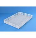 Bac plastique plat ajouré - sans réhausses 600x400x59