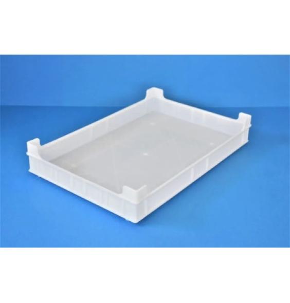 Bac plat plein avec grandes réhausses 600x400x92