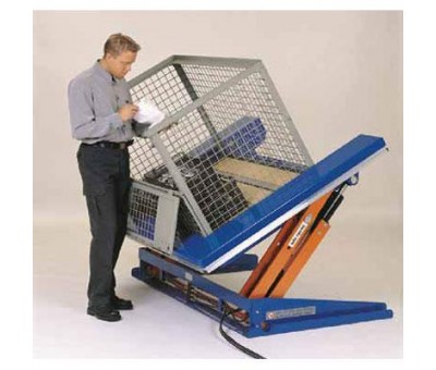 Table élévatrice basculante pour conteneur