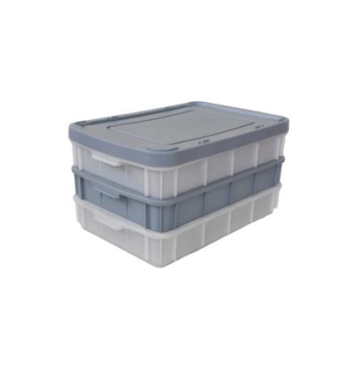 Bac plein 680 x 450 x 120 empilable sans réhausses - BAC-LAND PACK