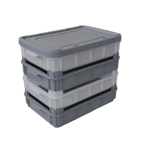 Bac plein empilable avec réhausses 680 x 450 x 152 mm - BAC-LAND PACK