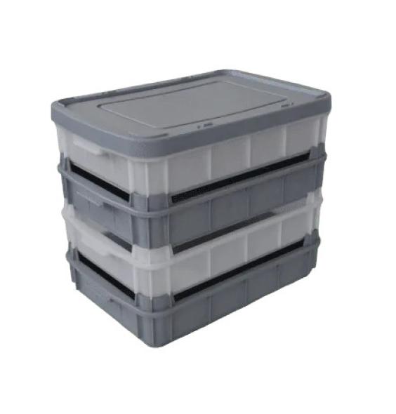 Bac plein empilable avec réhausses 680 x 450 x 152 mm