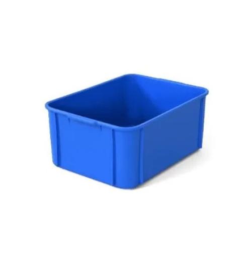 Bac plastique plein à angles arrondis 400x300x170 - BAC-LAND PACK