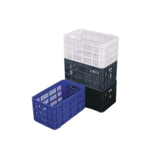 Bac plastique ajouré gerbable 500x310x255 à coins arrondis - BAC-LAND PACK