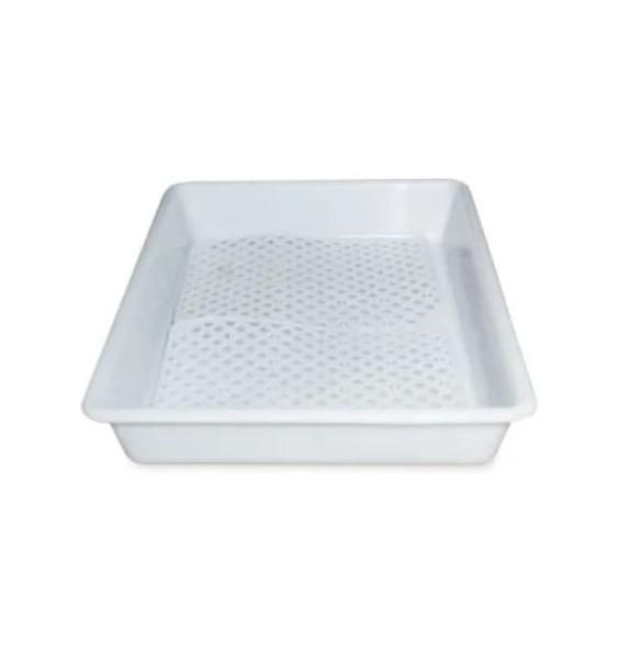 Achat Plateau plastique emboîtable à fond grillagé 540x380x80