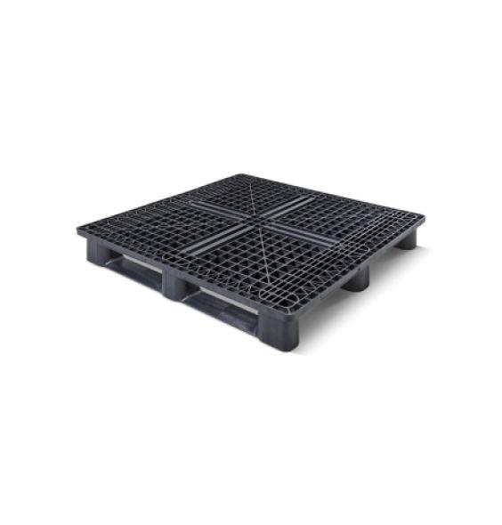 Achat Palette plastique 120x120 Plateau ajouré 3 semelles medium