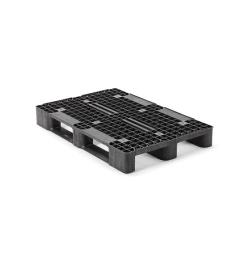 Palette plastique europe 1200x800 Plateau ajouré 3 semelles - BAC-LAND PACK
