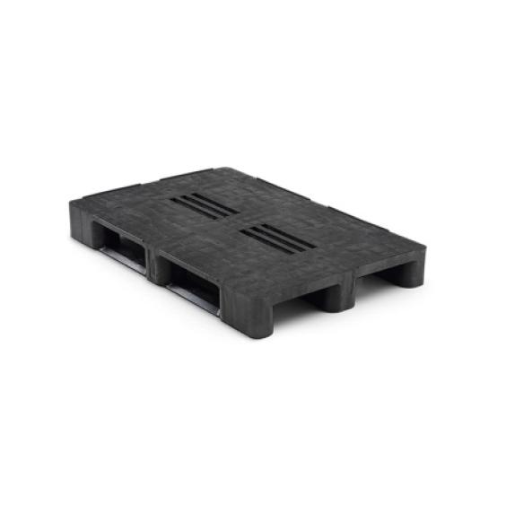 Palette médium 1200x800 Plateau plein 3 semelles plastique