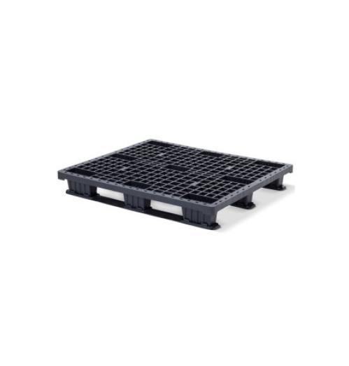 Palette plastique légère 1200x1000 Plateau ajouré 3 semelles - BAC-LAND PACK