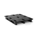 Palette plastique légère 1200x1000 plancher plein 3 semelles