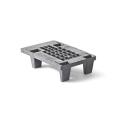 Achat Quart palette plastique ajourée 600x400 4 pieds emboitables