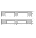 Prix Palette lourde 1140x1140 plastique plateau ajouré 3 semelles