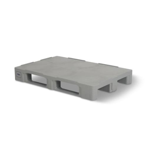 Palette alimentaire lourde 1200x800 Plateau plein 3 semelles - BAC-LAND PACK