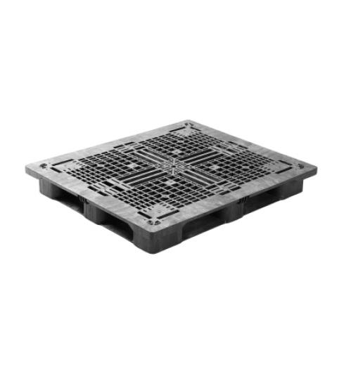 Palette lourde ajourée 6 semelles 1300x1100 - BAC-LAND PACK