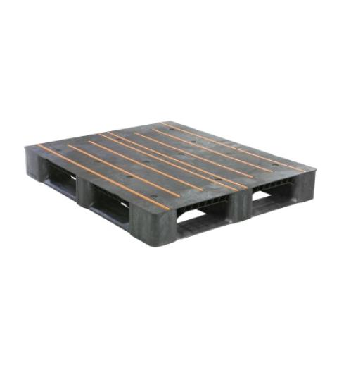Palette plateau antidérapant 1200x1000 medium 5 semelles - BAC-LAND PACK