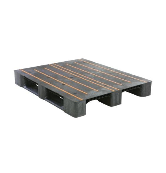Achat Palette à plancher plein antidérapant 1200x1000 3 semelles - medium
