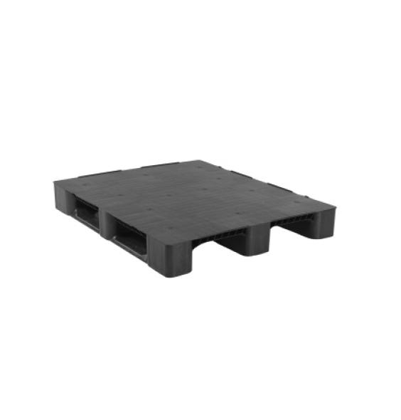 Achat Palette plastique 1200x1000 Plancher plein 3 semelles - medium