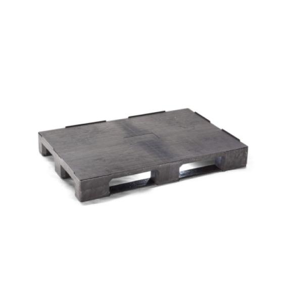 Achat Palette plastique médium 120x80 plateau plein 3 semelles
