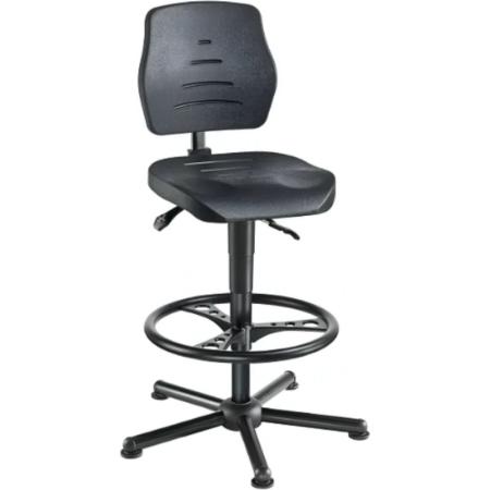 Chaise haute à repose pieds pour personne forte W15-01086