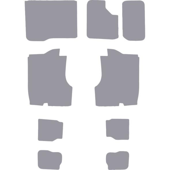 Kit Utilitaire complet en peuplier gris Mercedes Vito compact (L1)