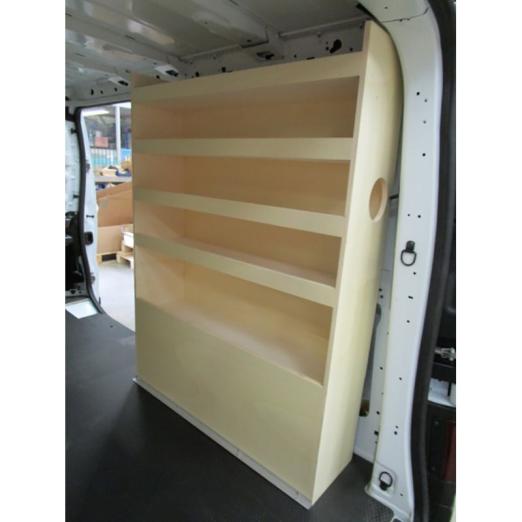 Etagère utilitaire droite en bois Traffic Primastar (L1H1 - L2H1) - HABRIAL MANUTENTION Dpt AUTO EQUIPEMENT