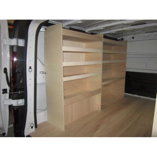 Meuble gauche double en bois VU Traffic Primastar (L1H1 - L2H1) - HABRIAL MANUTENTION Dpt AUTO EQUIPEMENT